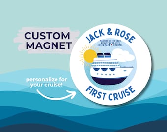 Custom Cruise Cabochon Tür Magnet: Feier Dekor