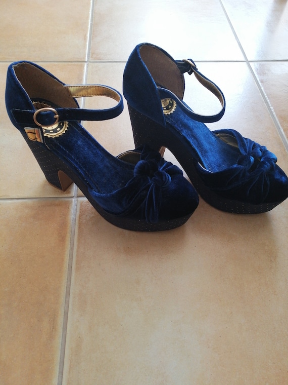 50s style Carmen Miranda shoes