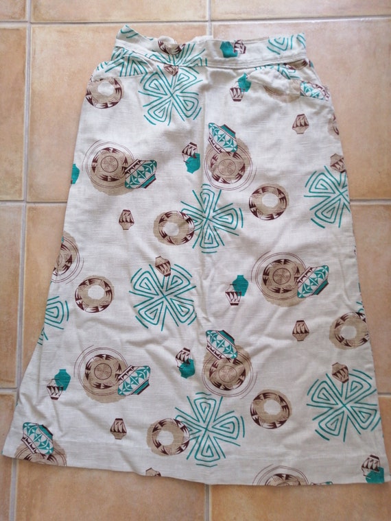 Linen summer skirt