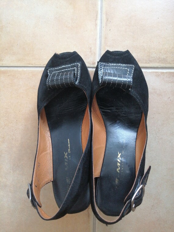 Remix black wedges