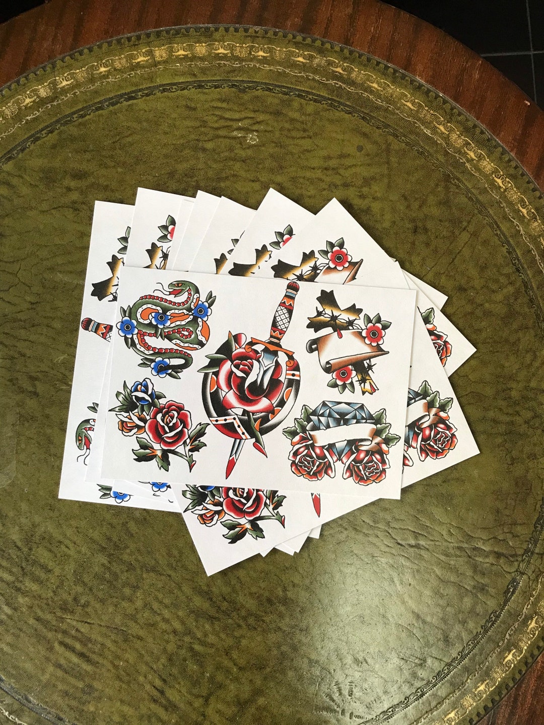 Traditional Tattoo Flash Art Print A4 - Etsy Australia