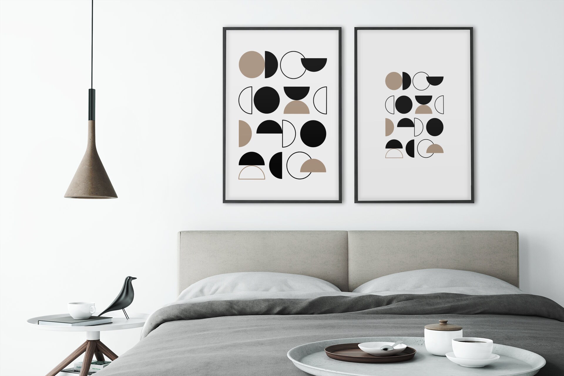 Minimal Wall Art Printable Wall Art Geometric shapes Modern | Etsy