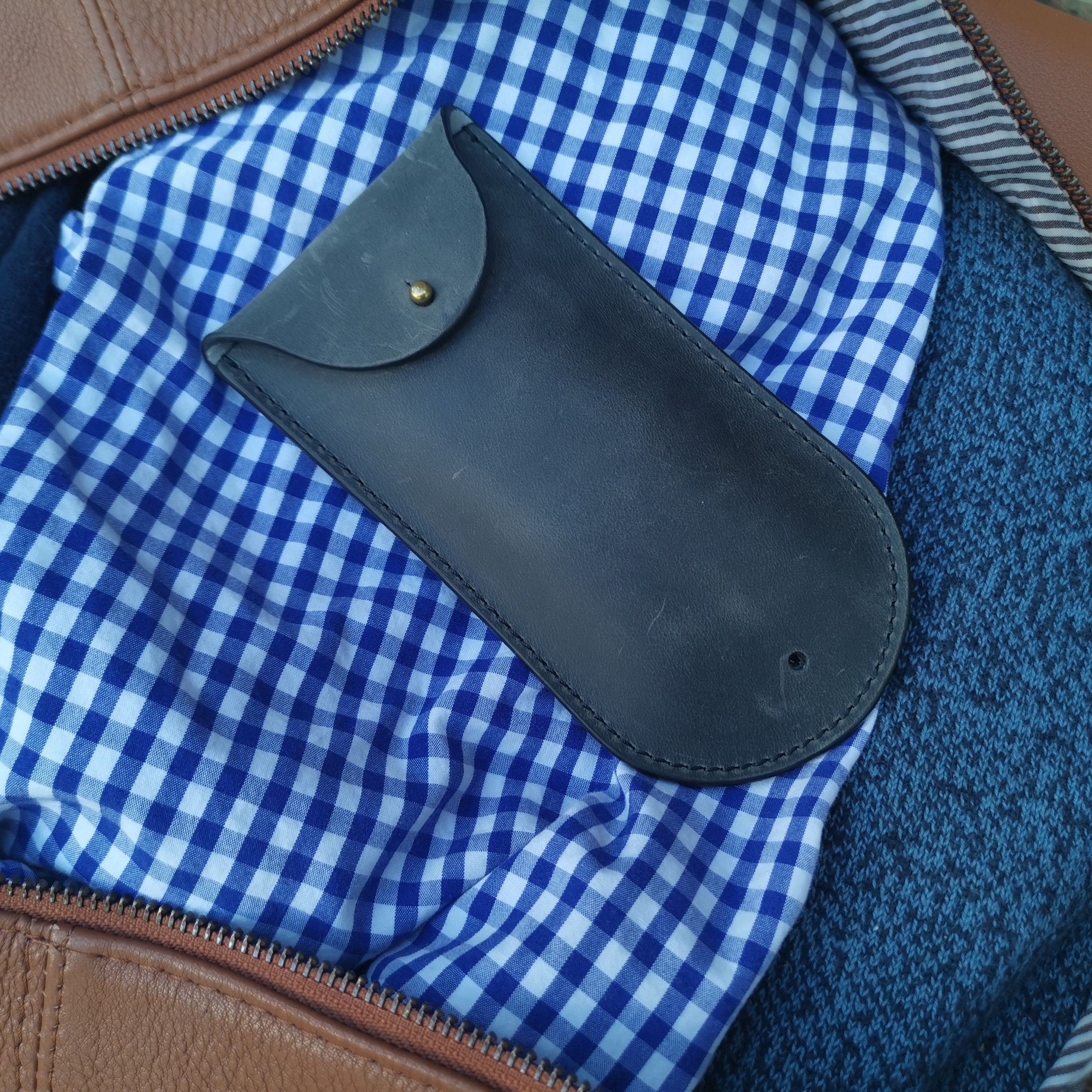 Vintage Style Full Grain Crazy Horse Leather Watch Pouch / Etsy