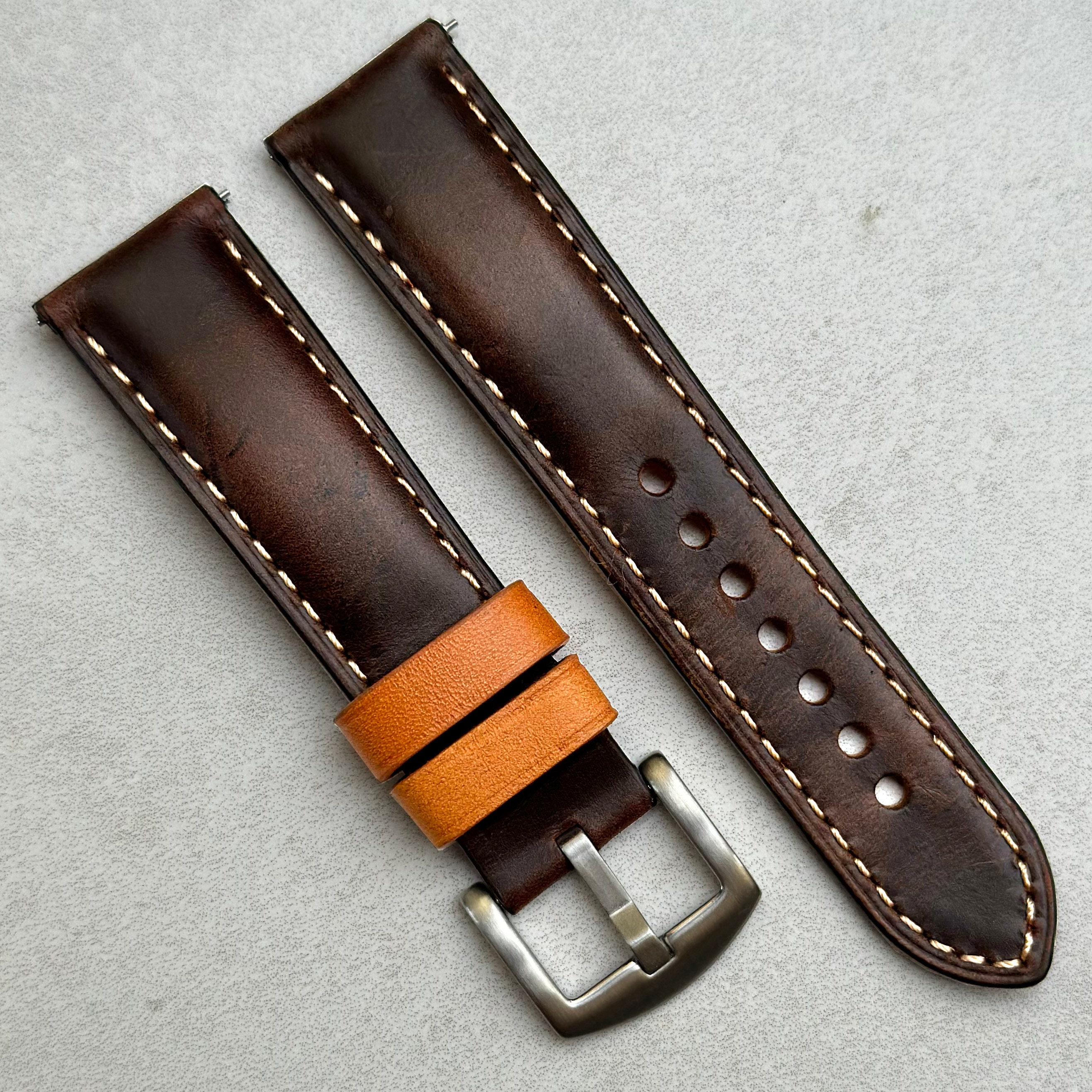 Handmade Calf Skin Watch Strap Full Grain Leather Watch Band - Etsy UK