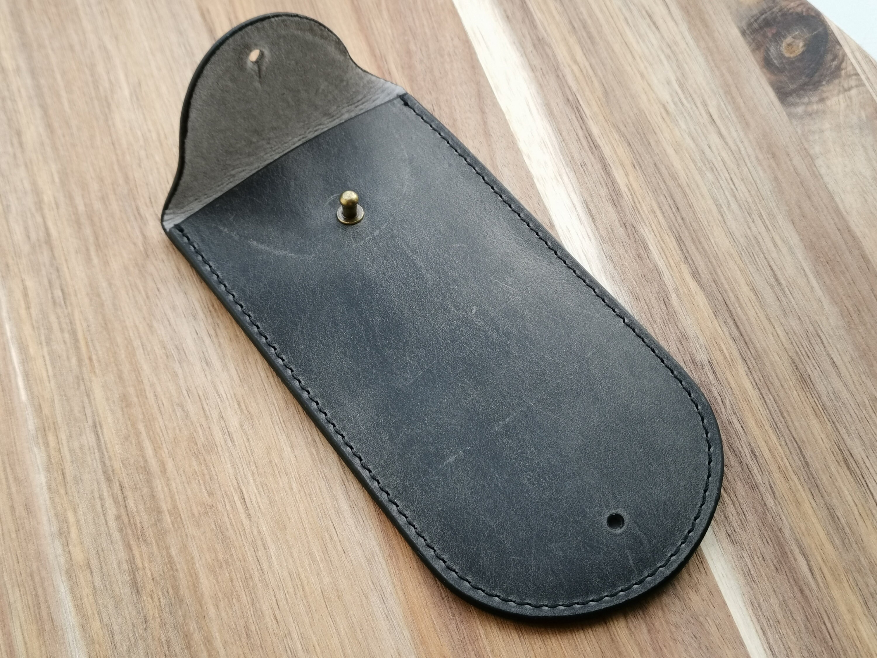 Vintage Style Full Grain Crazy Horse Leather Watch Pouch / Etsy