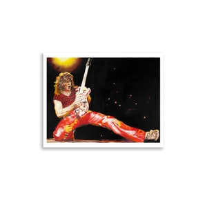 Van Halen 80s Rock Hair Metal Poster