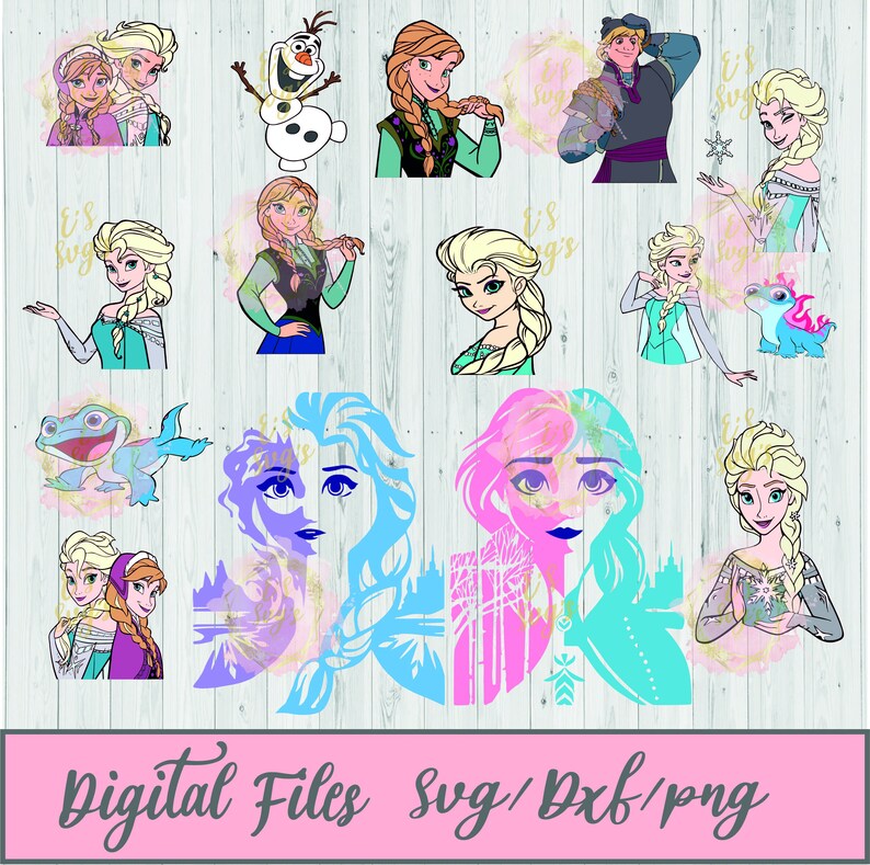 Download Disney frozen svg bundle/ frozen sisters/layered cut files ...