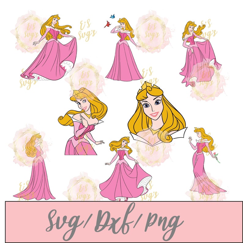Disney princess/Aurora Svg/sleeping beauty svg bundle | Etsy