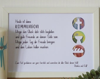 personalisiertes Geldgeschenk Lebensbaum Taufe Jugendweihe Konfirmation Firmung Kommunion Lebenswende Motiv *Dein Tag*