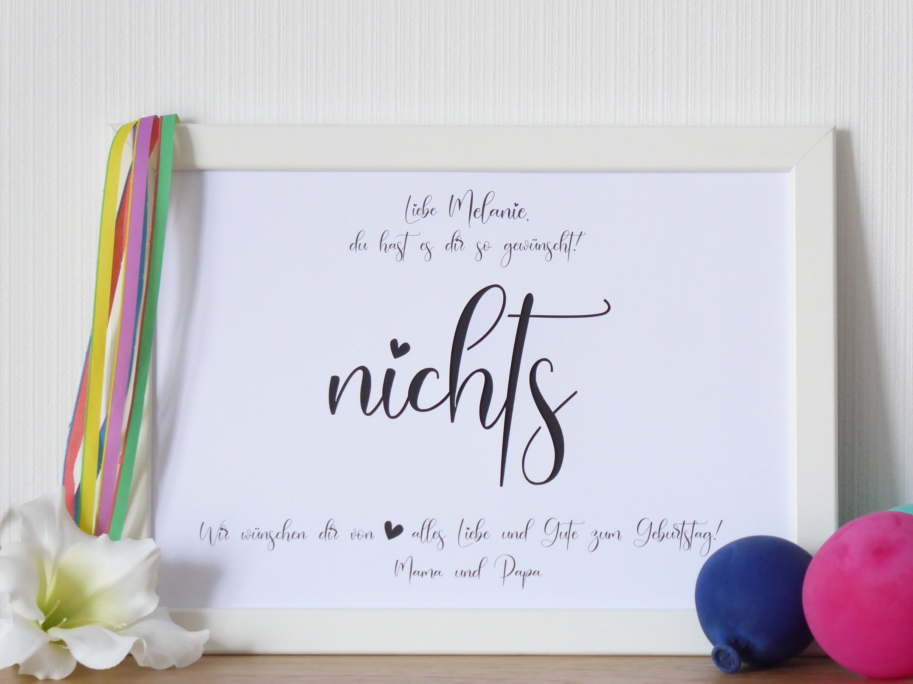 Nichts zum Geburtstag als Geldgeschenk du hast es dir so Etsy Nederland