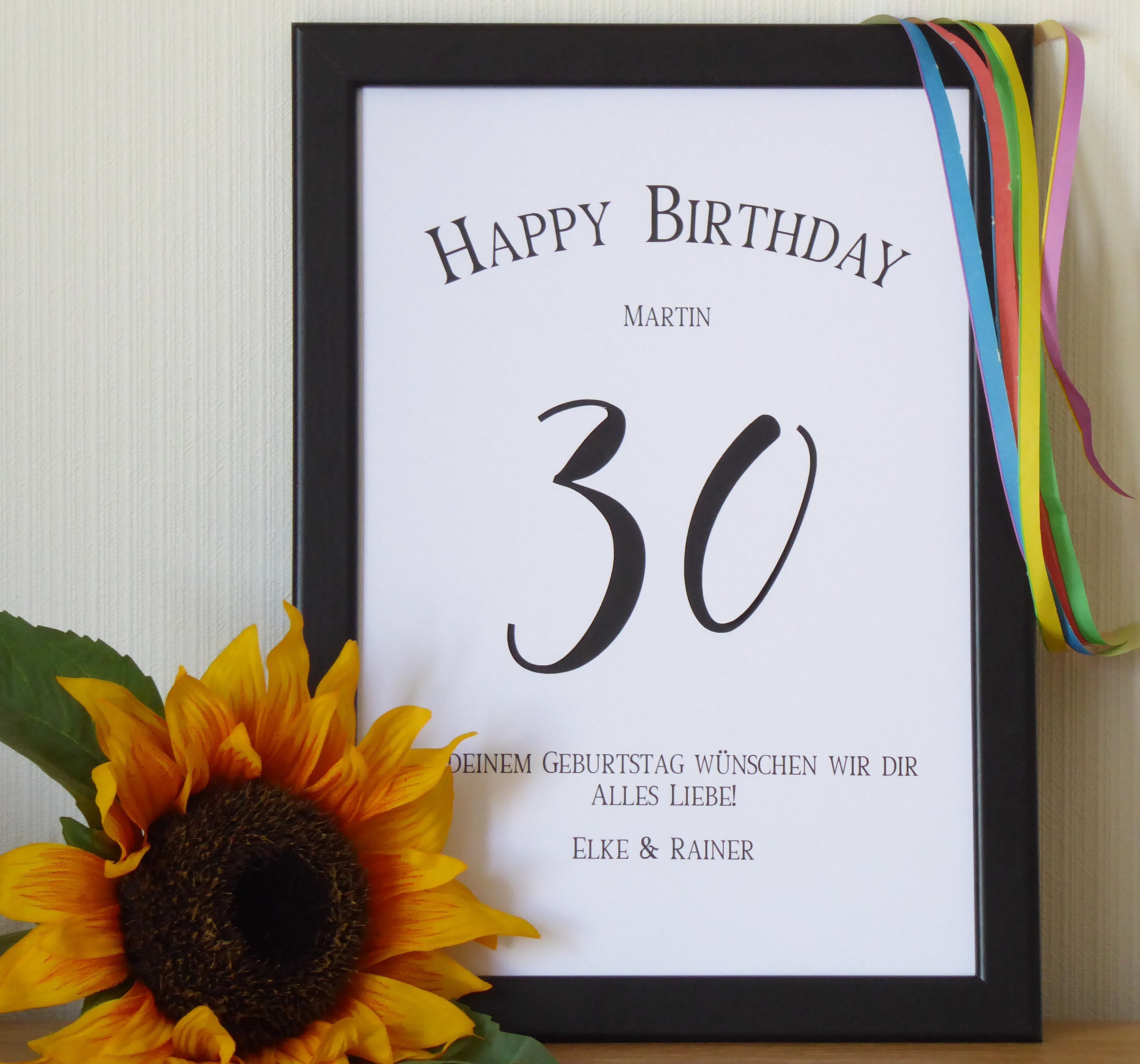 Personalisiertes Geldgeschenk zum Geburtstag - Motiv