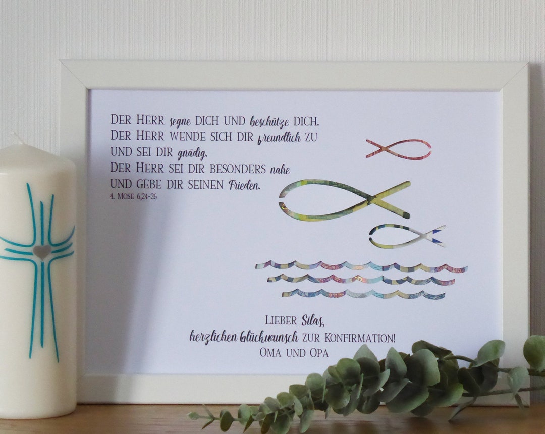 Motif Confirmation Personalized Money Gift Tree of Life Baptism Youth Consecration ...