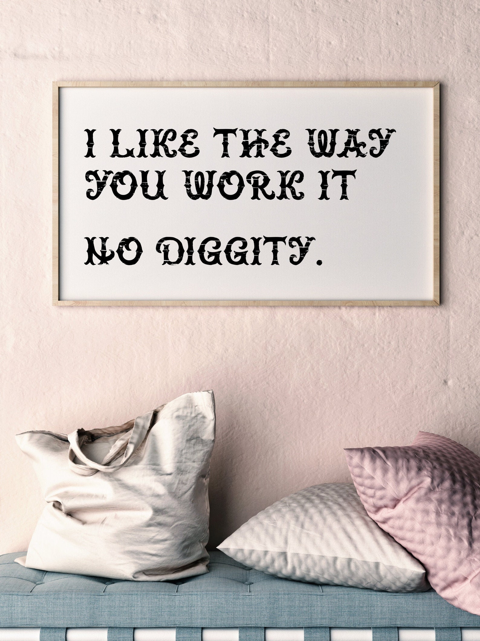 No Diggity Print 90s Music Lyrics Printable Wall Art - Etsy