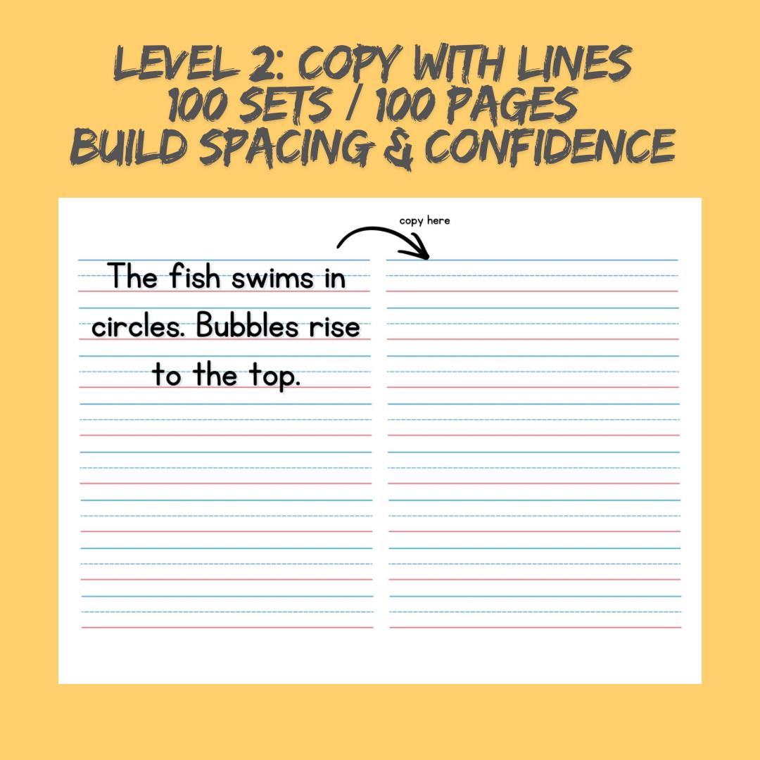 Handwriting Practice Worksheets for Kids | 2 Sentences a Day | Build ...