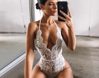lace body jumpsuit