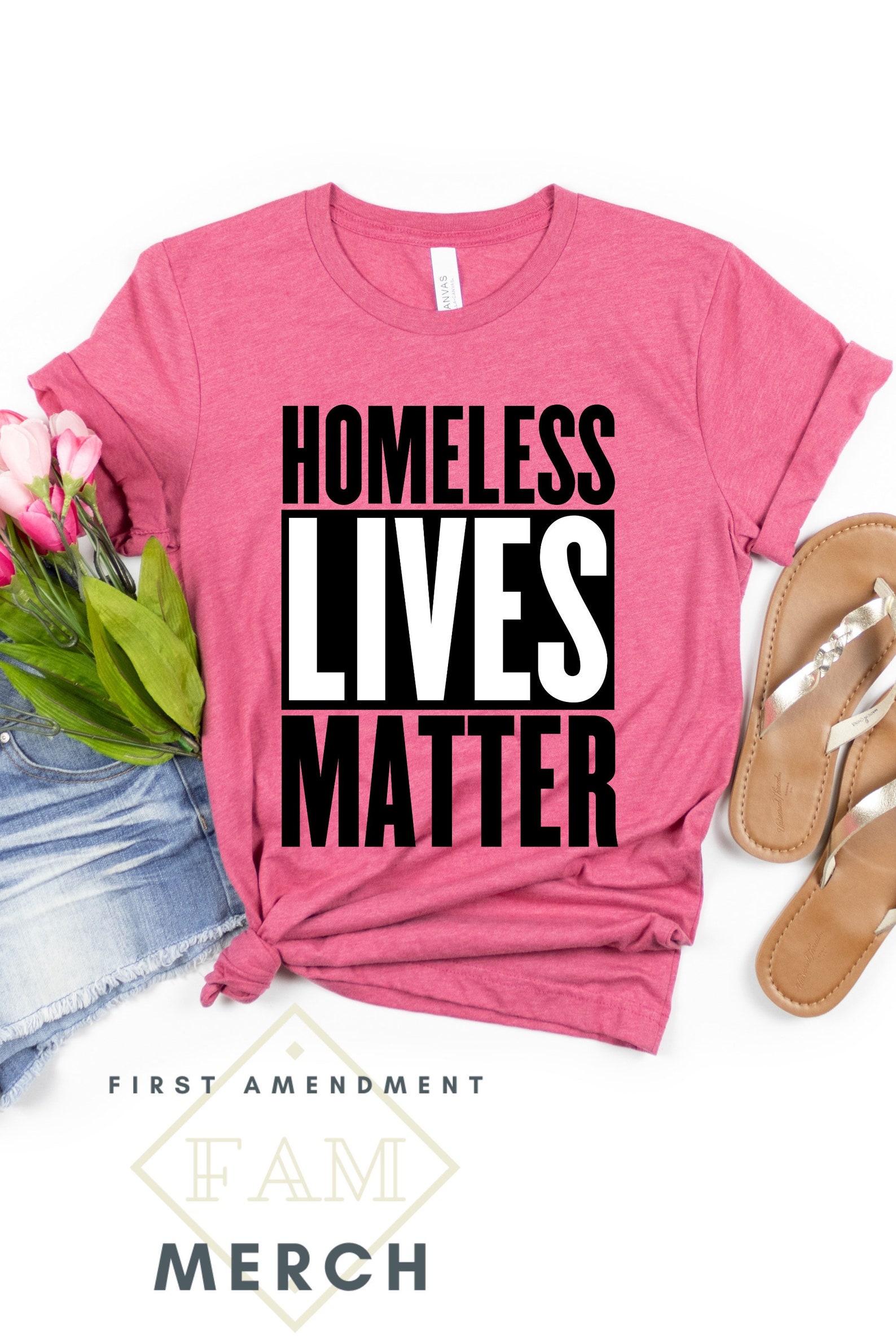 Homeless Lives Matter Shirt Housing is A Human Right Tshirt Etsy