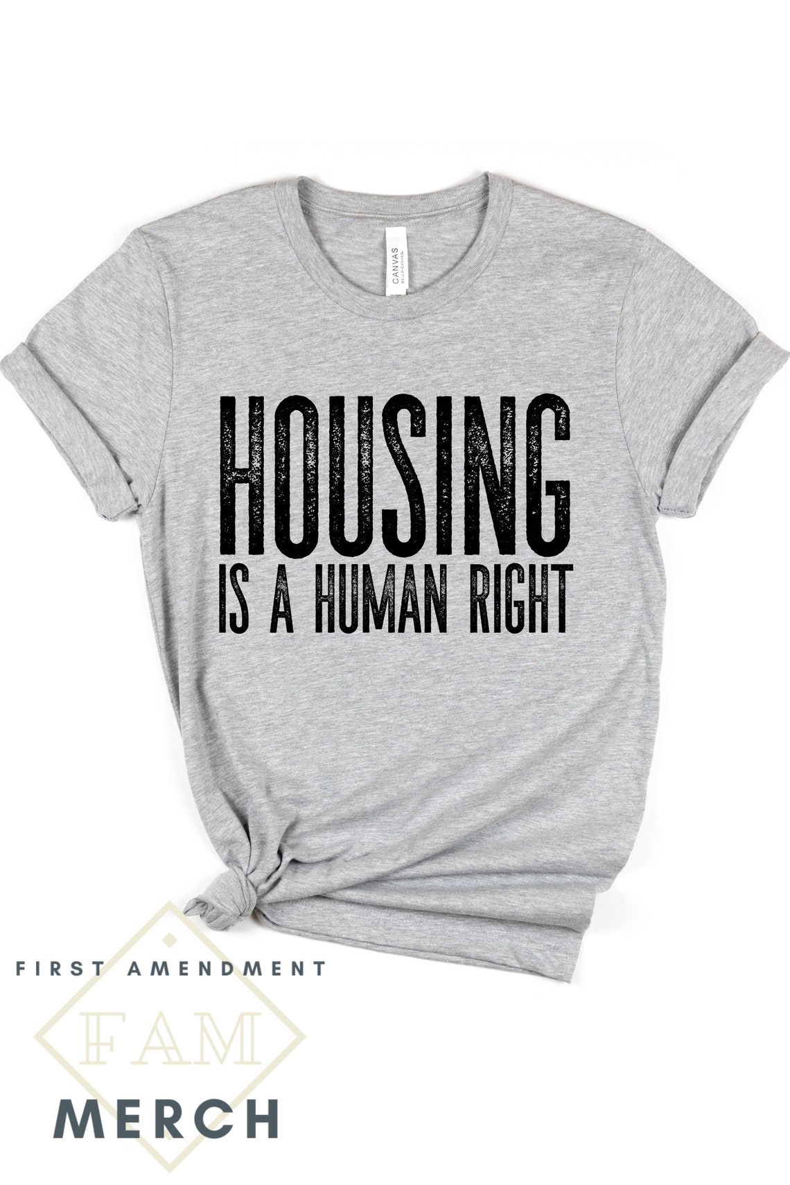 Housing Is A Human Right Shirt End Homelessness Leftist Etsy