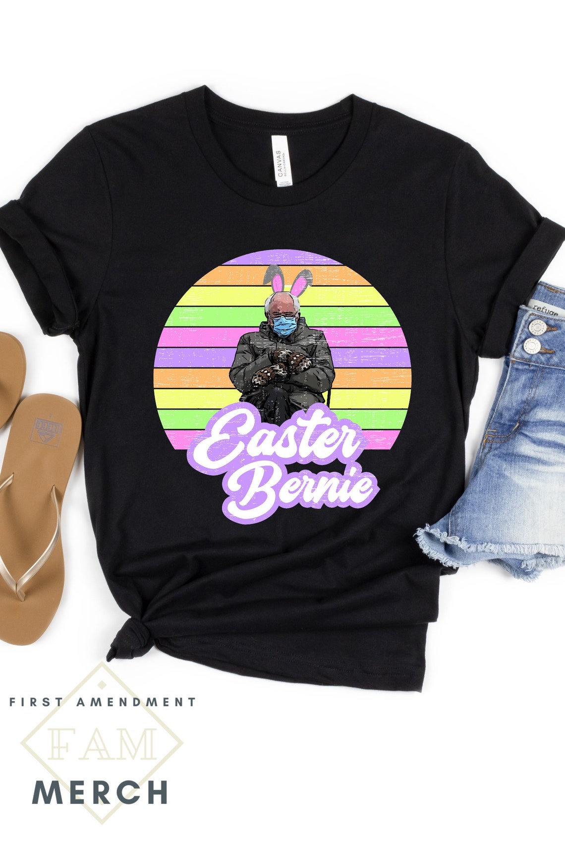 Easter Bernie Shirt Funny Easter Shirts Bernie Meme Shirt | Etsy