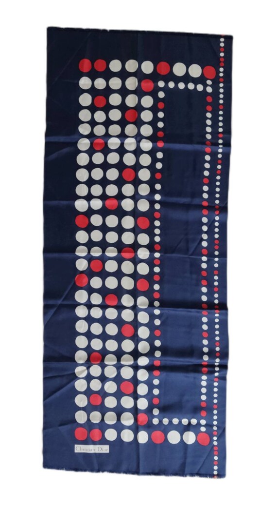 CHRISTIAN DIOR Silk Scarf Silk Scarf Luxe Design B
