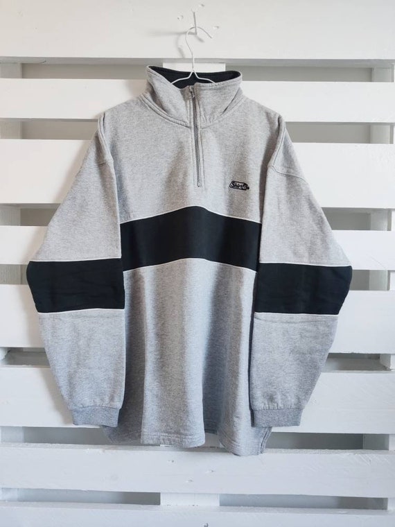 Sweat 1/4 Zip Giani Feroti Big Black Small Logo Em