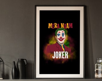 Mera Naam Joker – Raj Kapoor / Joker inspired Bollywood DIGITAL art print (Phoenix variant)