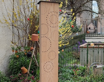 Gartenstehle                  Gartendeko,Holzkunst,Gartenkunst,Gartenskulptur,Geschenk,Insektenhotel,Gartensäule,Gartenstecker,Gartenfigur