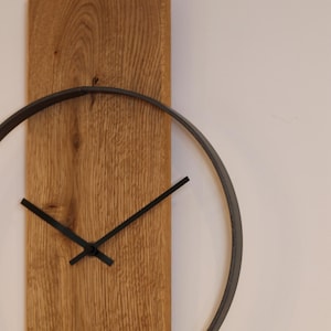 wooden wall clock