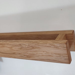 Porte-serviettes moderne en bois de chêne image 7