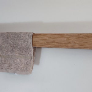 Porte-serviettes moderne en bois de chêne image 6
