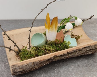 Osternest aus Holz                             Osterdeko, Frühlingsdeko, Tischdeko Ostern