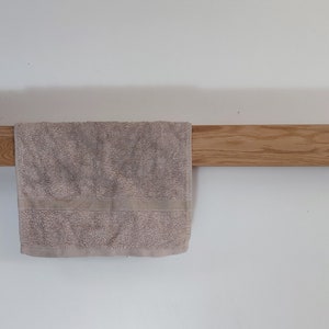 Porte-serviettes moderne en bois de chêne image 8