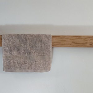 Porte-serviettes moderne en bois de chêne image 9