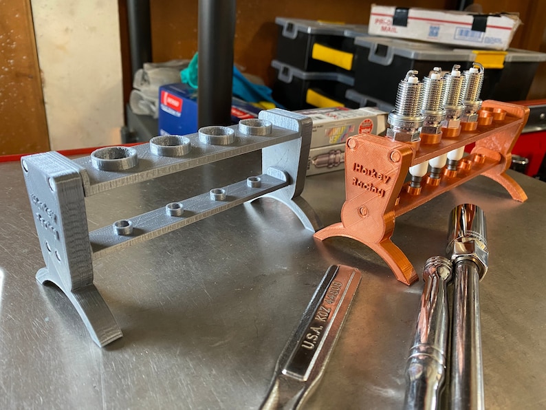 Spark Plug Holder 3d Printed Etsy