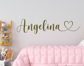 Personalized Baby Name Wall Decal, Bedroom Nursery Decor, Custom Name Sticker, Vinyl Lettering, Gift Idea!