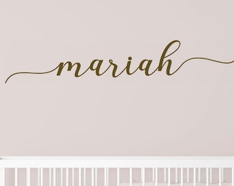 Personalized Baby Name Bedroom, Playroom Wall Decal, Nursery Walll Decor, Custom Name Sticker, Vinyl Lettering, Baby Shower Gift Idea