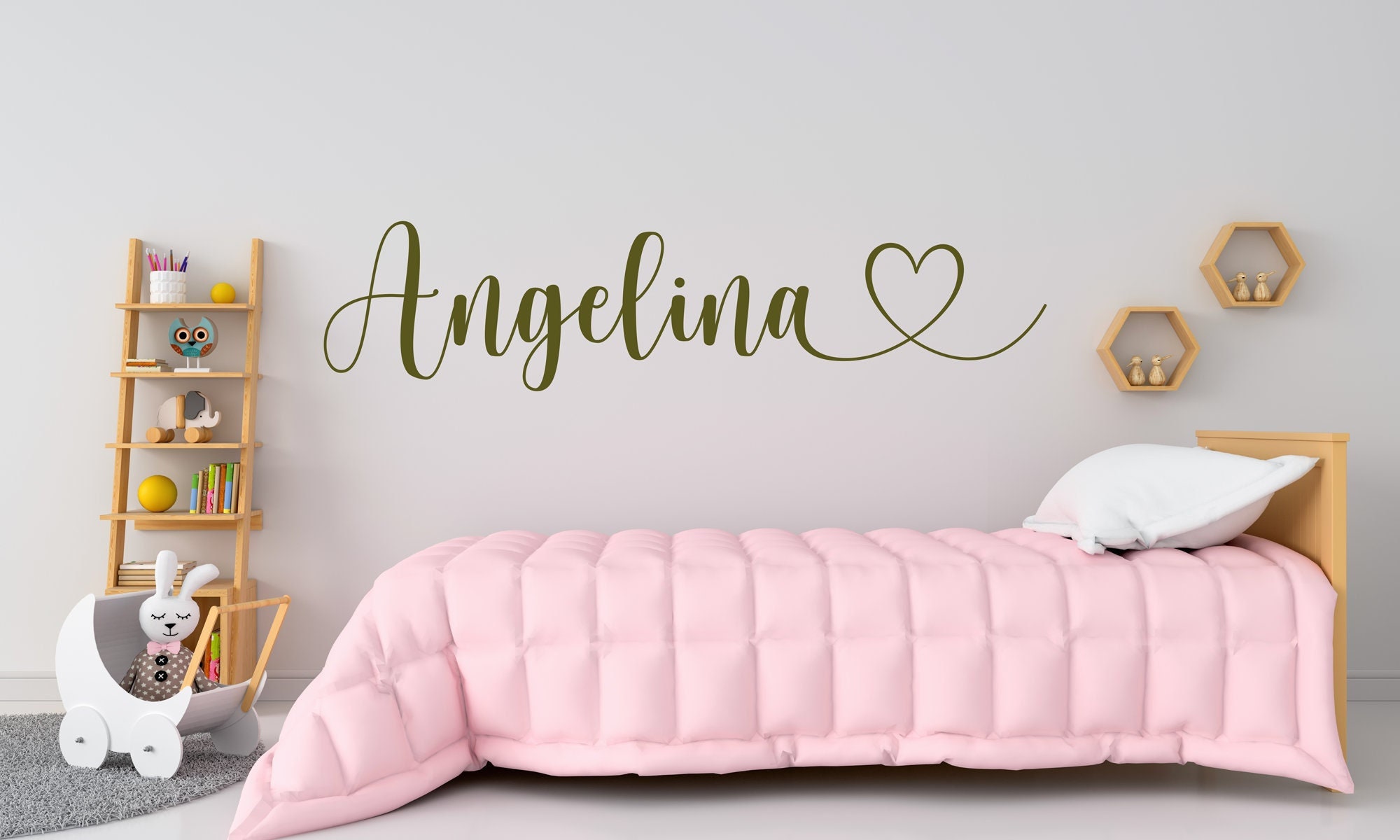 Personalized Baby Name Wall Decal Bedroom Nursery Decor Etsy