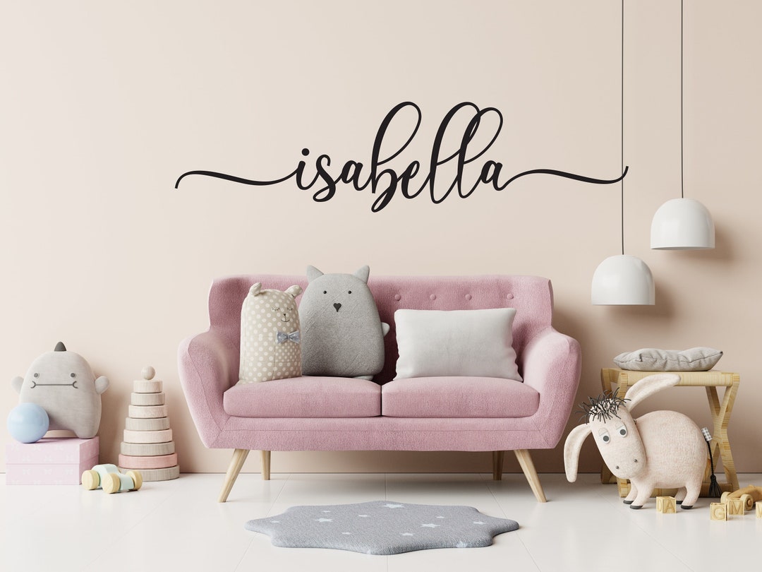 Personalized Baby Name Nursery Wall Decal Bedroom Wall Decor Etsy