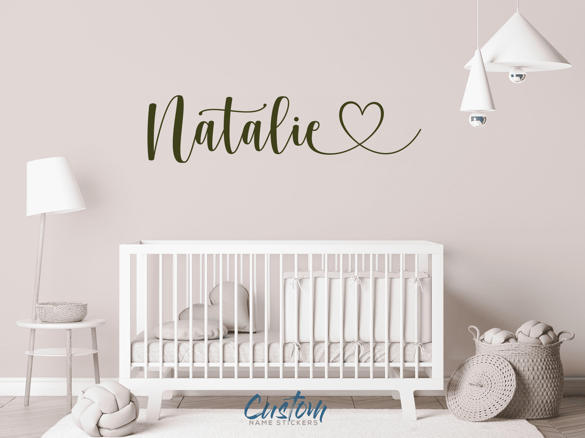 Personalized Baby Name Wall Decal Bedroom Nursery Decor Etsy