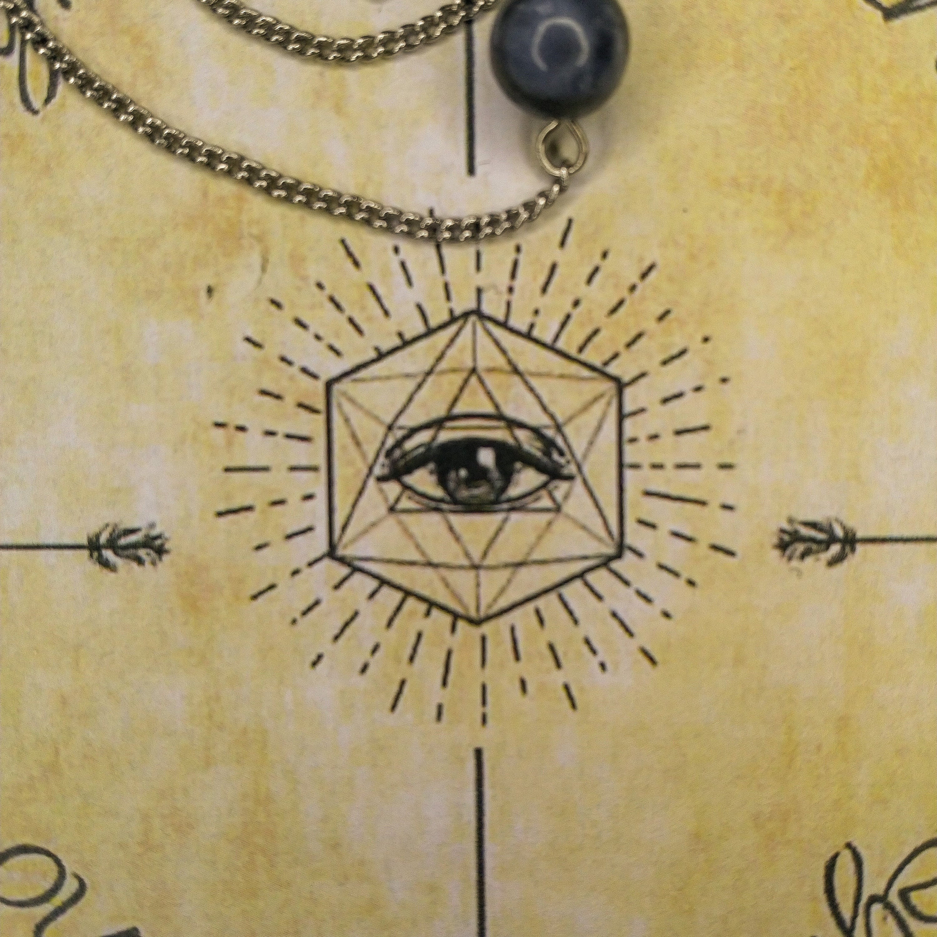 Printable Pendulum Board | Digital Grimoire Page | Book of Shadows PDF ...
