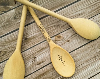 Wooden Spoon - Safe Travel | Kitchen Witch Supplies | Kitchen Supply