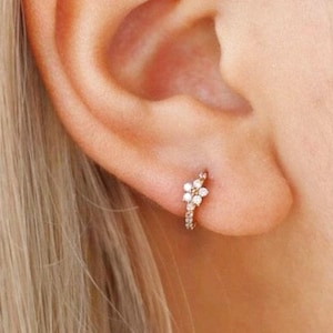 huggie hoop earrings