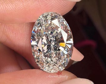 Oval Loose Lab Grown Diamond 10CT IGI Certified Oval Diamond Large Lab Diamond for Custom Engagement Ring