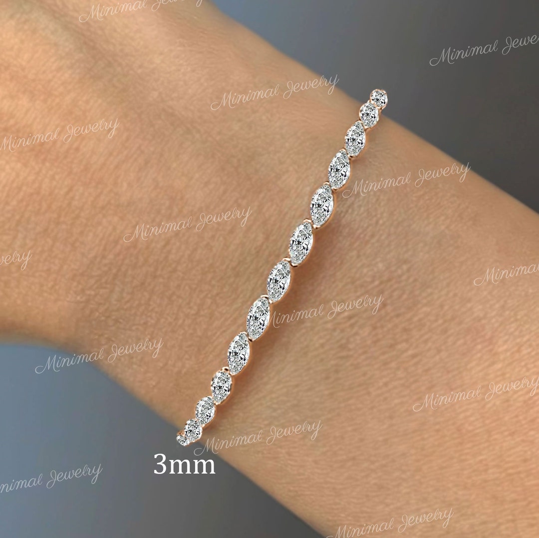 1.37 CT POIRE Labo Grown Cvd Diamant Ras Collier 14k or Blanc Birthday