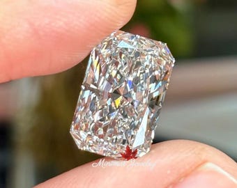 5 Carat Radiant Cut Lab Grown Diamond, IGI Certified Loose Stone, Large Loose Diamond