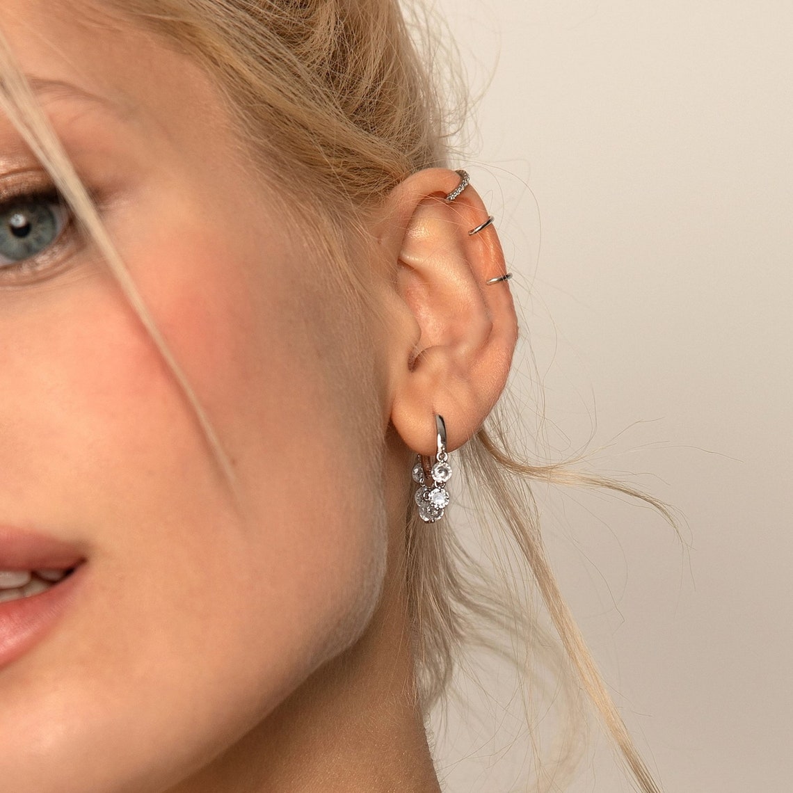 Triple Ear Cuff10k solid Gold ear cuffear cuff no Etsy