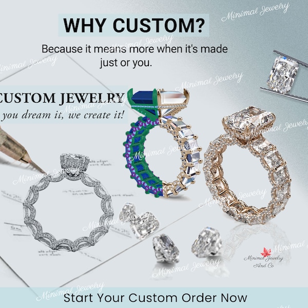 customizable ring,Custom Jewelry Design,Jewelry Making,Personalized Jewelry,Made to order custom moissanite engagement ring,wedding ring