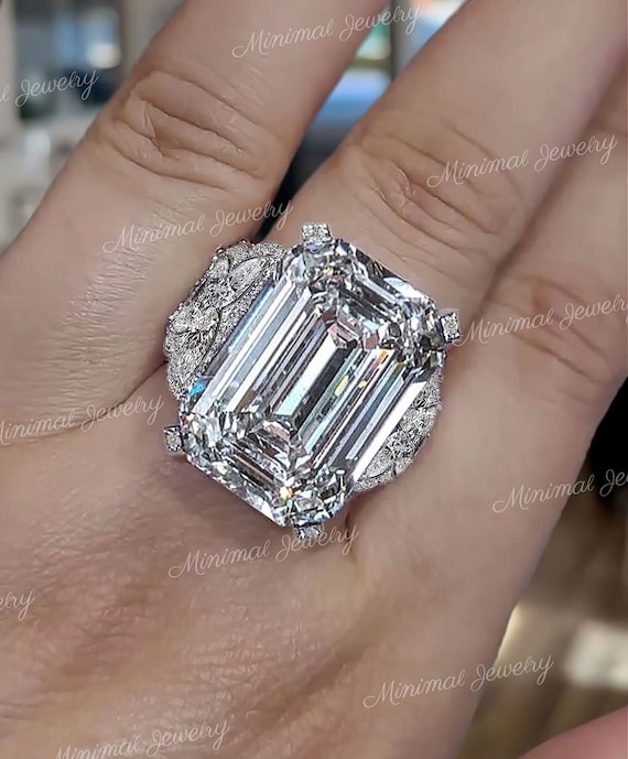 Mariana Lab Grown Diamond Ring -14K White Gold, Solitaire, 4 Carat, – Best  Brilliance