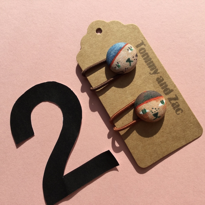 Hair Items Button Hair Bubbles Organic Cotton Japanese Fabric Hair accessories Cotton Animal Print Gift For Her Other Fabric