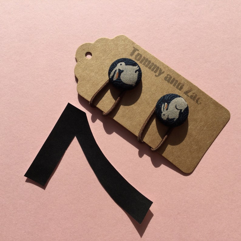 Hair Items Button Hair Bubbles Organic Cotton Japanese Fabric Hair accessories Cotton Animal Print Gift For Her Other Fabric