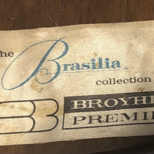 Broyhill Brasilia drawer label